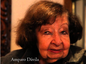 Death of Amparo Dávila, one of the great Latin American writers.