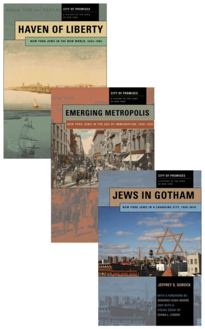 City of Promises: A History of the Jews of New York, 3-volume box set, by Howard B. Rock, Deborah Dash Moore,  and others.
