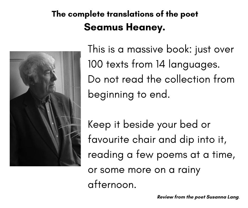 The Translations of Seamus Heaney, edited by Marco Sonzogni