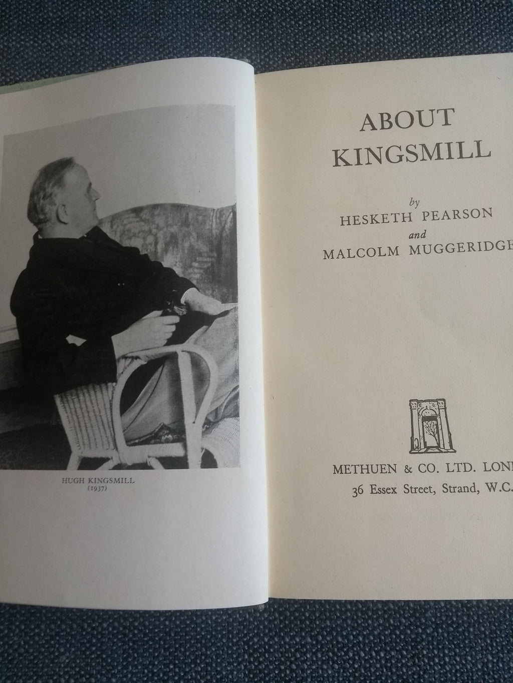 About Kingsmill, by Hesketh Pearson and Malcolm Muggeridge