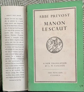 Manon Lescaut, by Abbe Prevost. A New Translation from the French