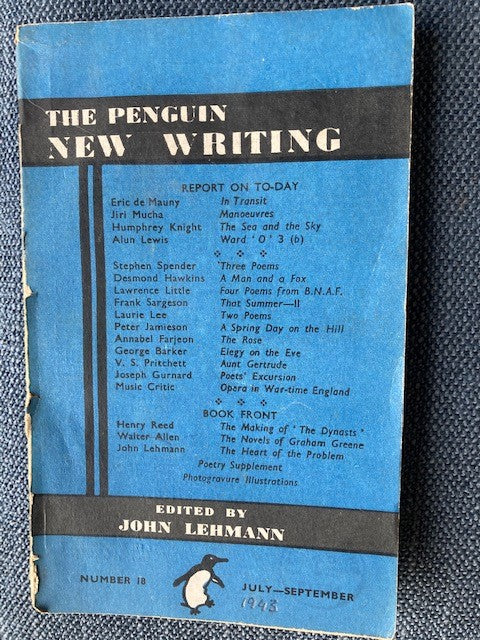 The Penguin New Writing. Number 18, edited by  John Lehmann