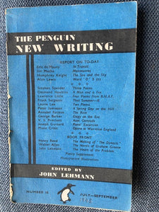 The Penguin New Writing. Number 18, edited by  John Lehmann