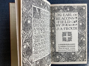 The Life of The Earl of Beaconsfield, by J.A. Froude