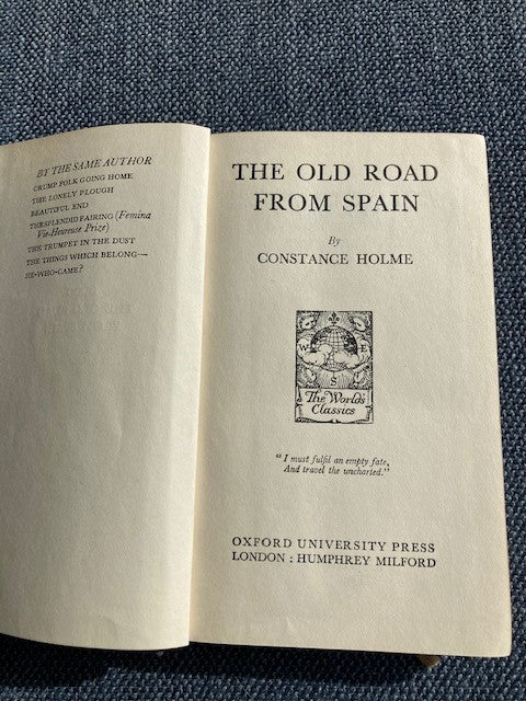 The Old Road from Spain, by Constance Holme